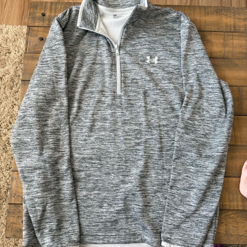 LG Gray Quarter-Zip Pullover